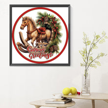 Load image into Gallery viewer, Christmas Trojan-Full Round Diamond Painting-30x30cm
