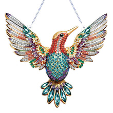 Load image into Gallery viewer, Butterfly Hummingbird-Single Side Diamond Pendant
