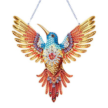 Load image into Gallery viewer, Butterfly Hummingbird-Single Side Diamond Pendant
