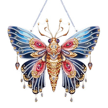 Load image into Gallery viewer, Butterfly Hummingbird-Single Side Diamond Pendant
