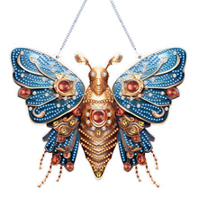 Load image into Gallery viewer, Butterfly Hummingbird-Single Side Diamond Pendant
