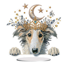 Load image into Gallery viewer, Dog-Single Side Drill-Diamond Desktop Ornament
