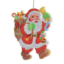 Load image into Gallery viewer, 5D Christmas Diamond Painting Hanging Light Festive Rhinestone Lamp Pendant Kits
