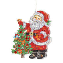 Load image into Gallery viewer, 5D Christmas Diamond Painting Hanging Light Festive Rhinestone Lamp Pendant Kits
