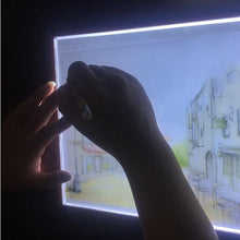 Load image into Gallery viewer, USB LED A4 LED Copy Art Drawing Tracing Stencil Board Artist Table Plate
