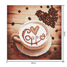 Load image into Gallery viewer, Coffee - Full Drill Round Drill - 30x30cm
