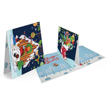 Load image into Gallery viewer, 8PCS/SET 3D CHRISTMAS GREETING CARDS DIAMOND PAINTING
