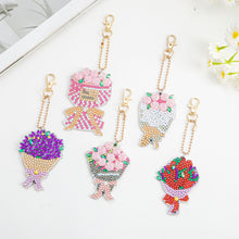 Load image into Gallery viewer, 5pcs/set Flower DIY Keychain
