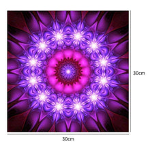 Load image into Gallery viewer, Purple Flower - Full Drill Round Drill - 30x30cm
