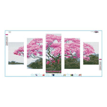 Load image into Gallery viewer, Romantic Tree 5 - pictures - Full Drill Round Drill - 95x45cm
