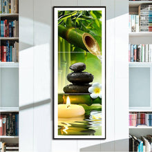 Load image into Gallery viewer, 3pcs/set Scenery - Full Drill Round Drill Painting - 80x30cm
