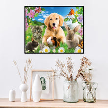 Load image into Gallery viewer, Cute Animals - Full Drill Round Drill - 30x25cm
