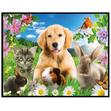 Load image into Gallery viewer, Cute Animals - Full Drill Round Drill - 30x25cm
