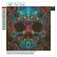 Load image into Gallery viewer, Novelty Skull  - Full Diamond Painting - 30x30cm
