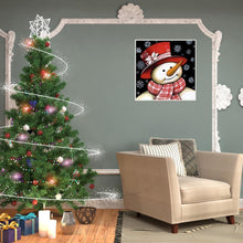 Load image into Gallery viewer, Christmas Snowman - Full Drill Round Drill - 25x25cm
