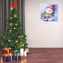 Load image into Gallery viewer, Christmas Snowman - Full Drill Round Drill - 30x30cm
