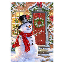 Load image into Gallery viewer, Christmas Snowman - Full Drill Round Drill - 40x30cm
