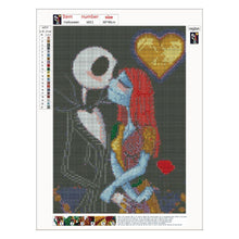 Load image into Gallery viewer, Halloween Skull Lovers - Full Drill Round Drill - 30x40cm
