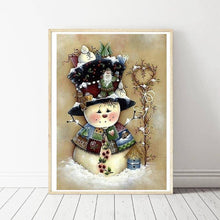 Load image into Gallery viewer, Xmas Snowman - Full Drill Round Drill - 30x40cm
