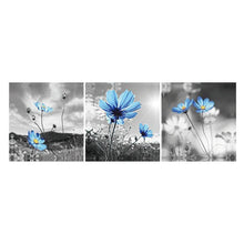 Load image into Gallery viewer, 3pcs/set Flower - Full Drill Round Drill Painting - 80x30cm
