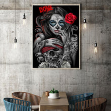 Load image into Gallery viewer, Skull Beauty  - Full Diamond Painting - 40x30cm
