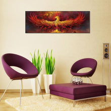 Load image into Gallery viewer, Fire Bird - Full Drill Round Drill Painting - 80x30cm
