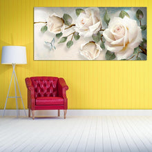 Load image into Gallery viewer, Flower - Full Drill Round Drill Painting - 90x45cm
