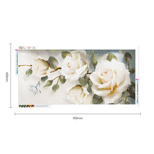 Load image into Gallery viewer, Flower - Full Drill Round Drill Painting - 90x45cm
