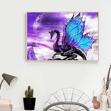 Load image into Gallery viewer, Purple Dragon - Full Drill Round Drill - 40x30cm
