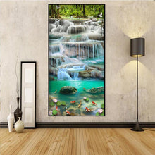 Load image into Gallery viewer, Waterfall - Full Drill Round Drill Painting - 85x45cm
