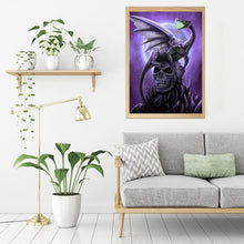 Load image into Gallery viewer, Evil Skull Dragon  - Full Diamond Painting - 30x40cm
