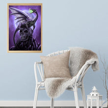 Load image into Gallery viewer, Evil Skull Dragon  - Full Diamond Painting - 30x40cm
