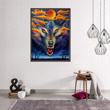 Load image into Gallery viewer, Evil Wolf - Full Drill Round Drill - 30x40cm
