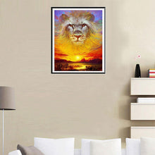 Load image into Gallery viewer, Lion Sunset - Full Drill Round Drill - 30x25cm
