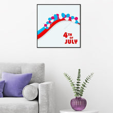 Load image into Gallery viewer, Independence Day  - Full Drill Round Drill - 30x30cm
