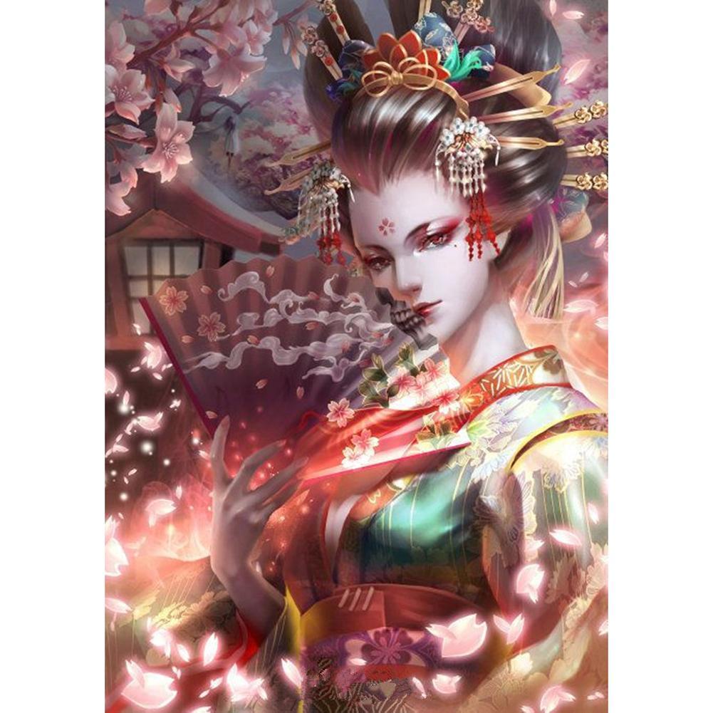 Geisha  - Full Drill Round Drill - 30x40cm