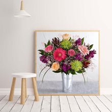 Load image into Gallery viewer, Flowers  - Full Drill Round Drill - 30x30cm
