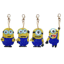 Load image into Gallery viewer, 4pcs Minions DIY Keychain
