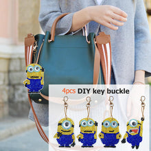 Load image into Gallery viewer, 4pcs Minions DIY Keychain
