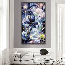 Load image into Gallery viewer, Black Rose-Full Drill Diamond Painting-40x70cm
