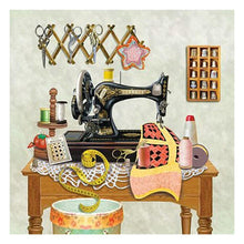 Load image into Gallery viewer, Sewing Machine  - Full Drill Round Drill - 30x30cm
