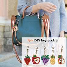 Load image into Gallery viewer, 5pcs Fruit DIY Keychain
