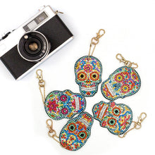 Load image into Gallery viewer, 5pcs Skull DIY Keychain
