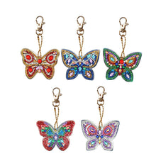 Load image into Gallery viewer, 5pcs Butterfly DIY Keychain
