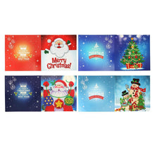 Load image into Gallery viewer, 4pcs/set Christmas Greeting Cards Diamond Painting
