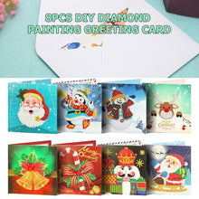 Load image into Gallery viewer, 8pcs/set Christmas Greeting Cards Diamond Painting
