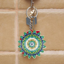 Load image into Gallery viewer, 5pcs Mandala DIY Keychain
