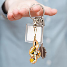 Load image into Gallery viewer, 5pcs Note DIY Keychain
