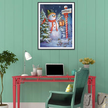 Load image into Gallery viewer, Snowman  - Full Drill Round Drill - 30x40cm
