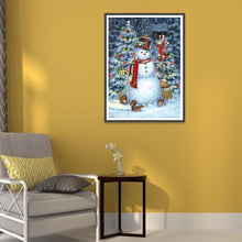 Load image into Gallery viewer, Snowman  - Full Drill Round Drill - 30x40cm
